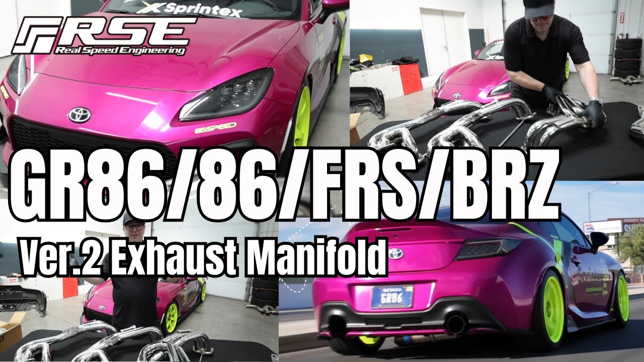R.S.E./TOMEIUSA トヨタ86/GR86,スバルBRZ 用　エキマニ/ジョイントパイプ Ver.2 大口径Φ45mm ＃FA20 ＃FA24 ＃BRZ ＃GR86