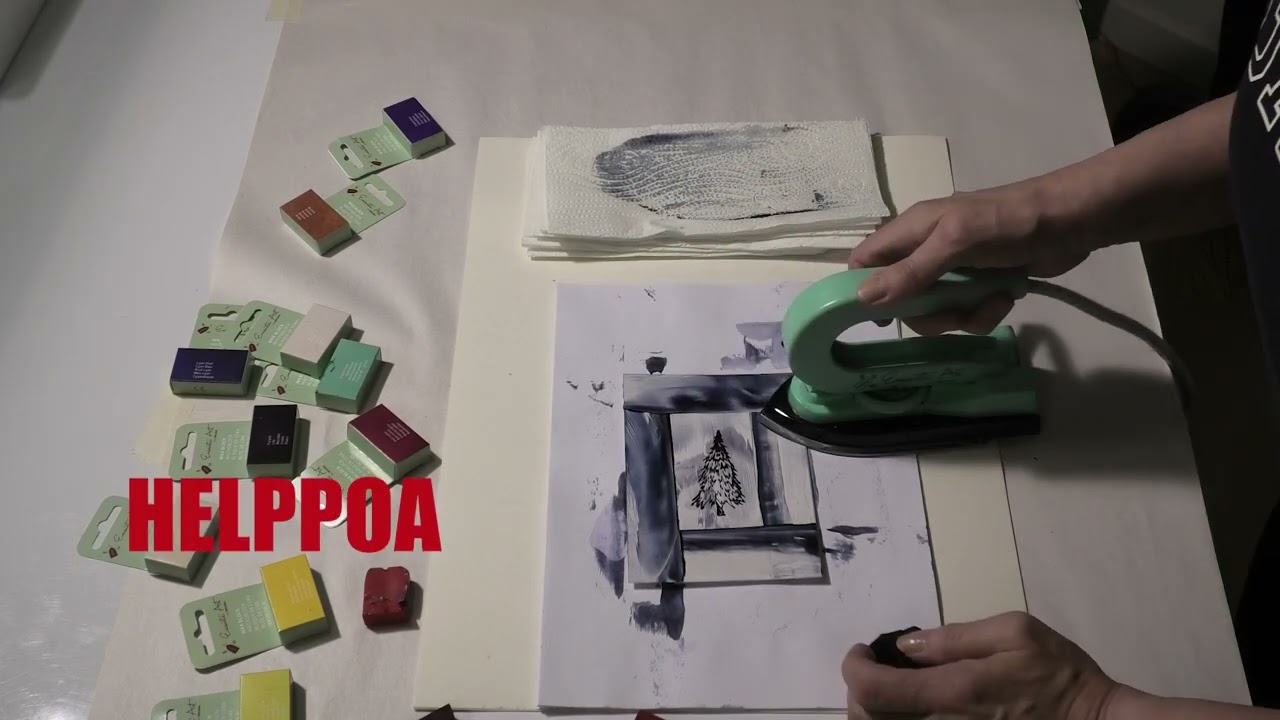 Kuusikortti Encaustic Art vahoilla