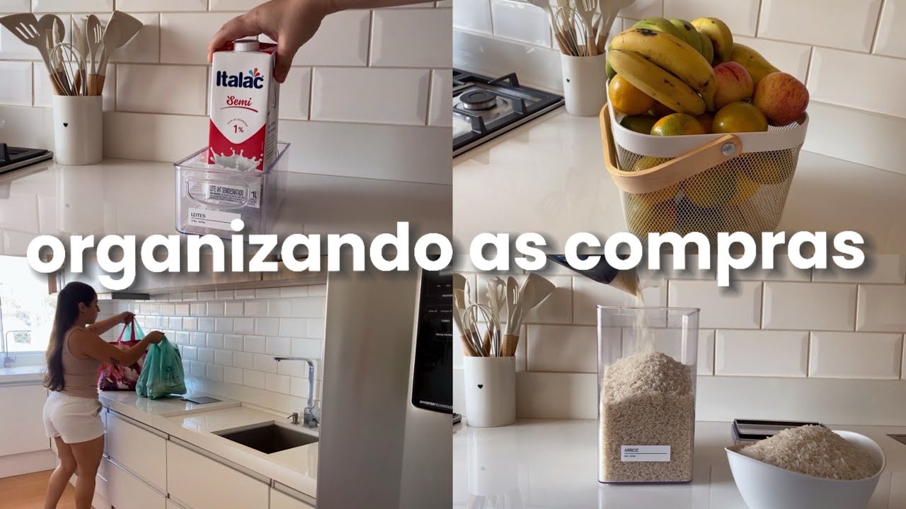 ORGANIZANDO AS COMPRAS DA SEMANA | RESTOCK | vlog silencioso 