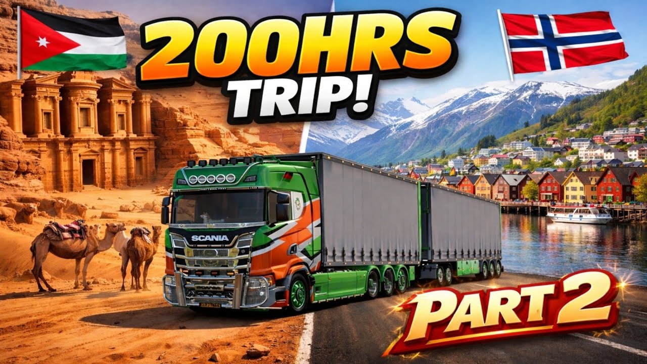 FROM JORDAN TO NORWAY (200hrs)