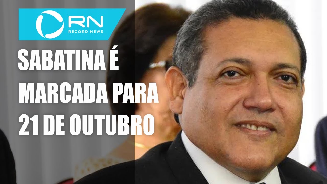 Sabatina de Kassio Nunes para STF &eacute; marcada para 21 de outubro