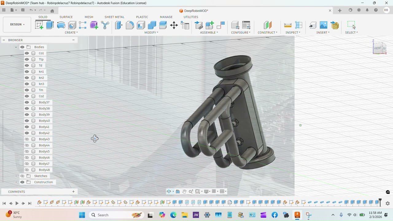 DeepRobin 3D Original Concept Motorcycle Design