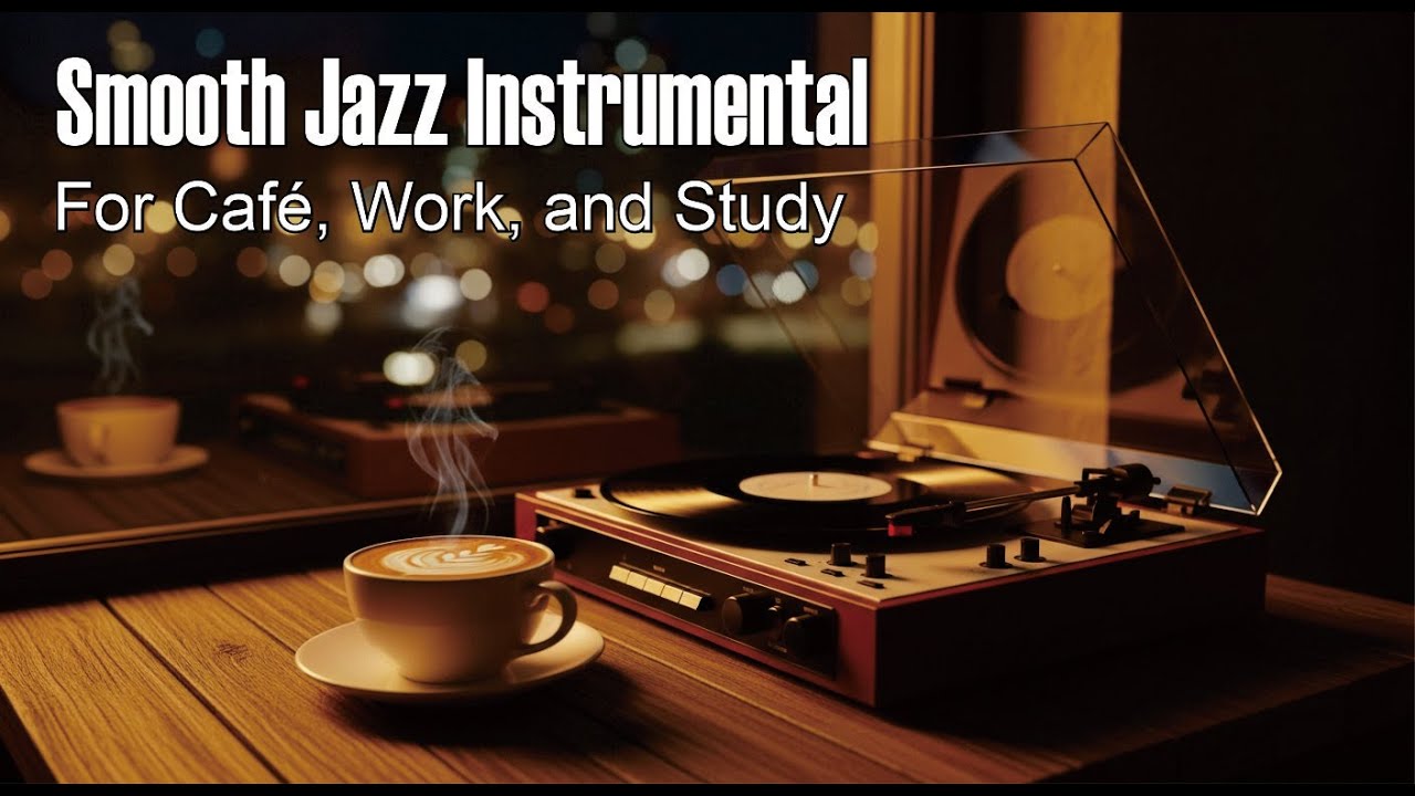 Jazz Instrumental Background Music for Café, Work, and Study