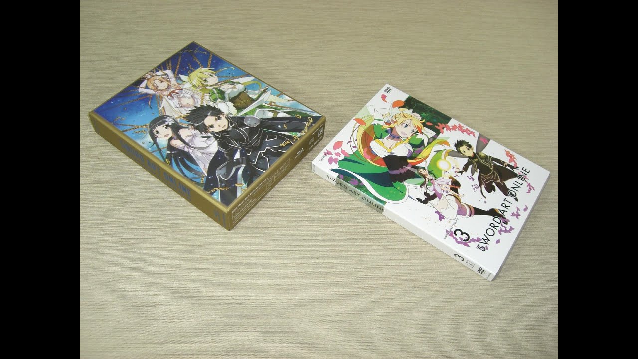 Sword Art Online Limited Edition Blu-ray Box Set 3 & DVD Unboxings