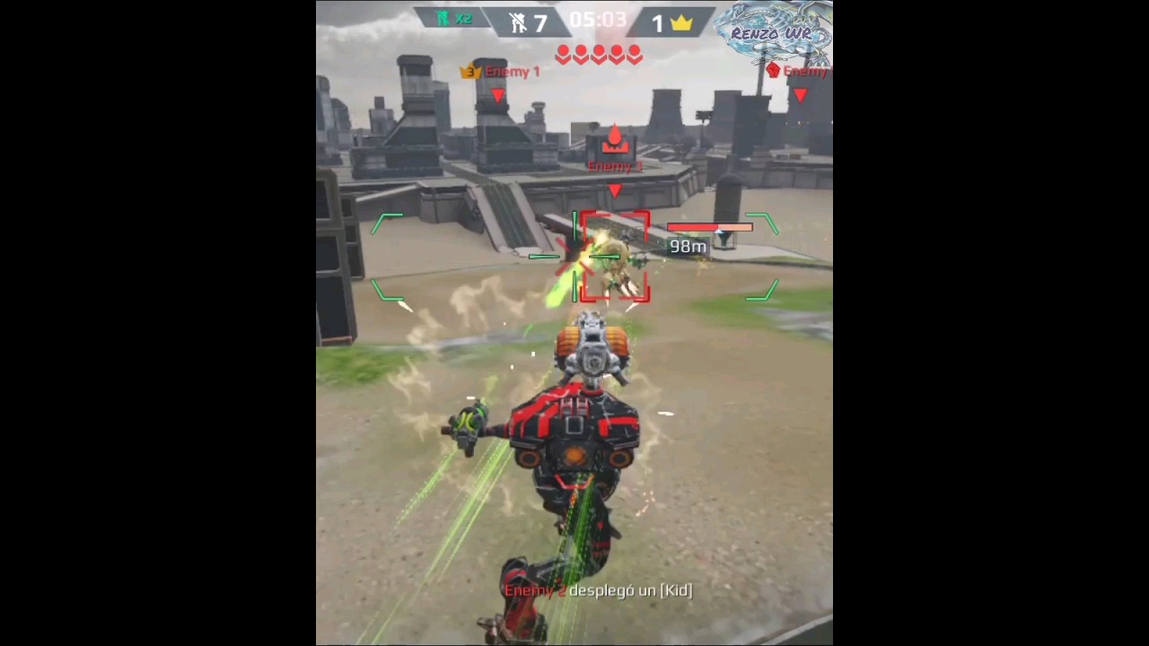 Hellburner - Bane y Toxin VS Khepri - Blight | New Pilot Oliver Song #WarRobots #short #WRwinOlivier