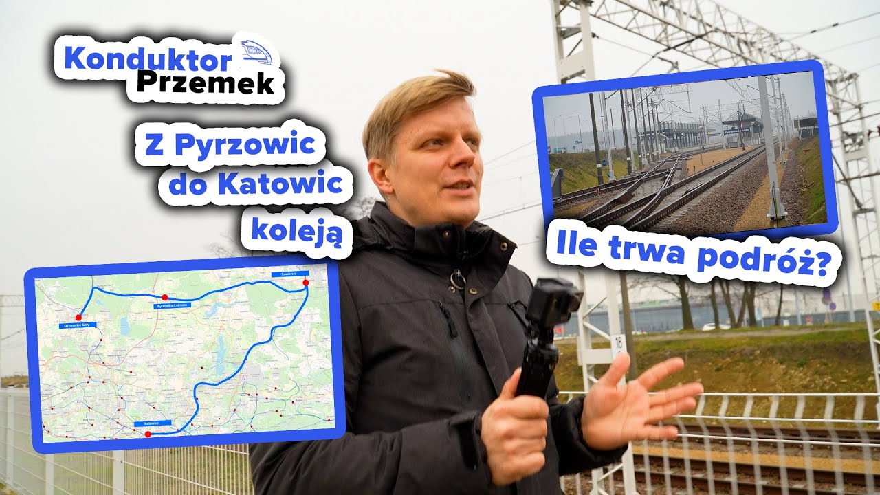 Z PYRZOWIC DO KATOWIC KOLEJĄ | KONDUKTOR PRZEMEK