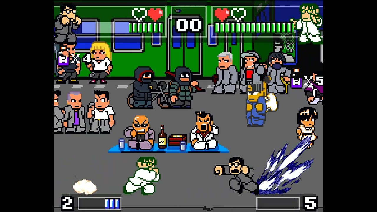River City Rival Showdown 热血大乱斗 Nekketsu Dairantou AI test