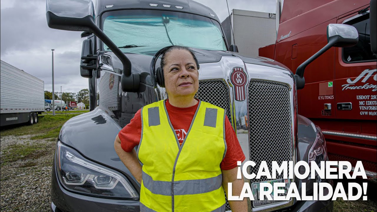 Así es la VIDA de una CAMIONERA en Estados Unidos 🇺🇸 !La REALIDAD!