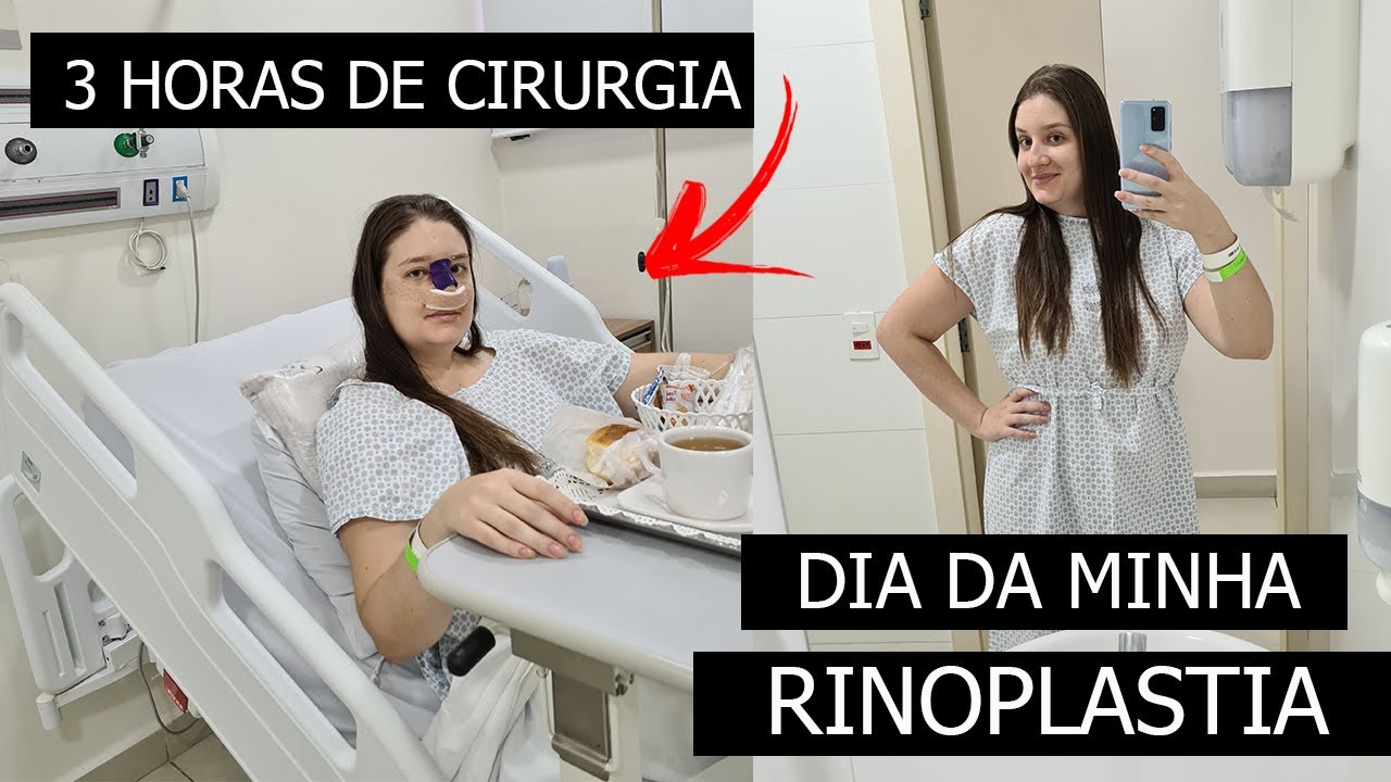 DIA DA MINHA RINOPLASTIA - MINHA REAÇÃO VENDO MEU ROSTO APÓS A CIRURGIA + TOUR PELO QUARTO