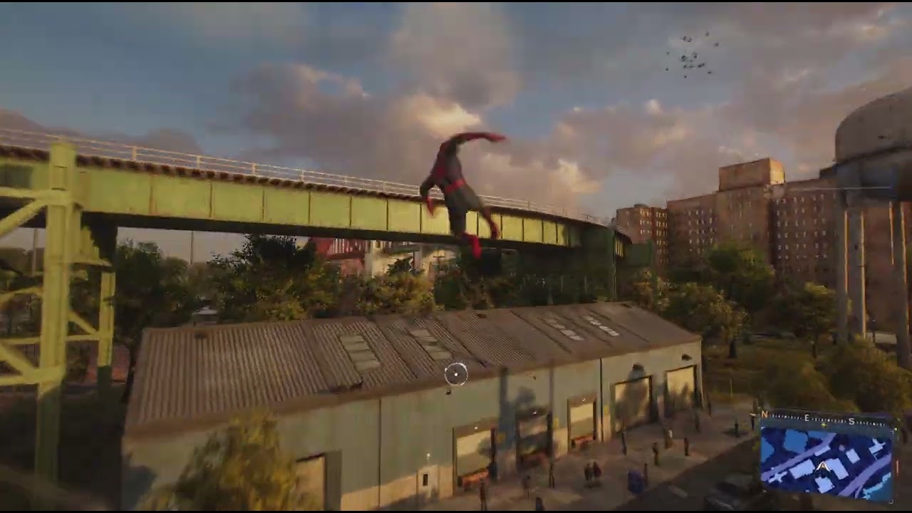 10 minutes of Marvel's Spider-Man 2 Swinging to help you sleep