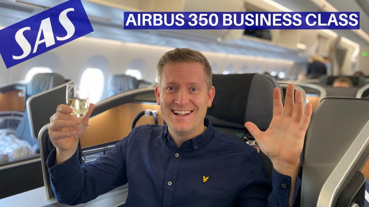 SAS Scandinavian Airlines A350 BUSINESS Class-The TOTAL experience! SAS longhaul Copenhagen-Miami 4K