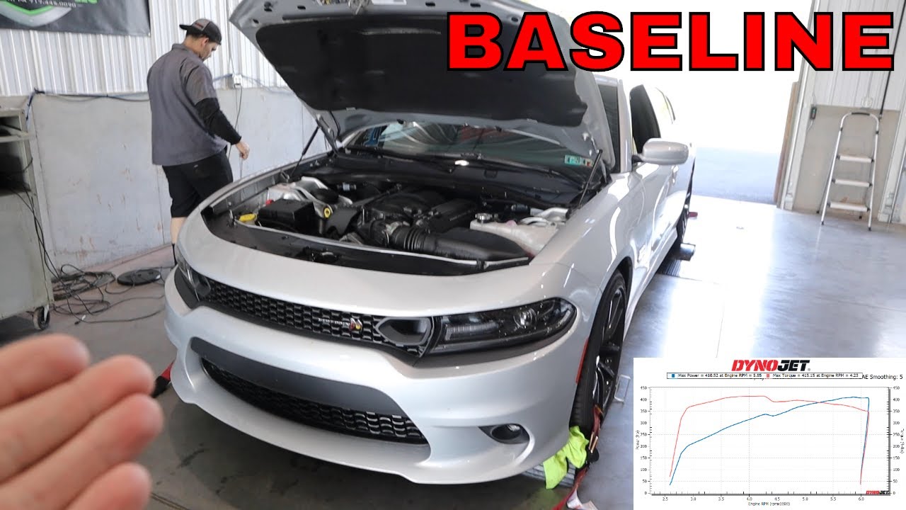 Сколько лошадиных сил выдаёт стандартный Charger 392 Scat Pack 2019 года выпуска? Результаты дина...