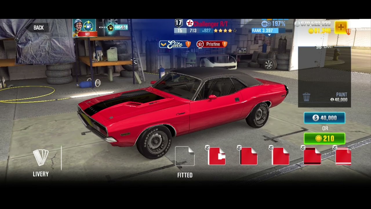 🏁CSR2🏁 Dodge Challenger RT (Elite 17)