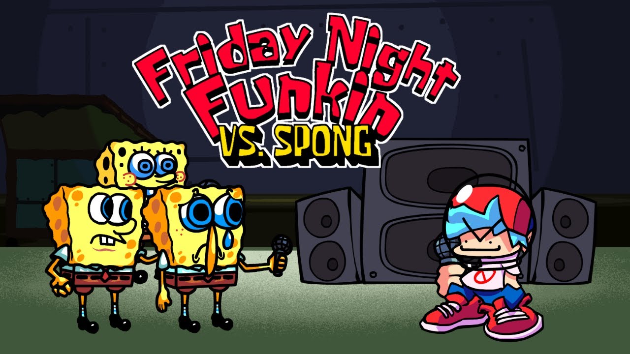 Friday Night Funkin' Vs Spong Mid-Effort Meme Week