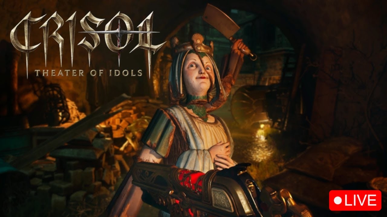 🔴 LIVE - CRISOL: THEATER OF IDOLS New Horror Game! DAY 3