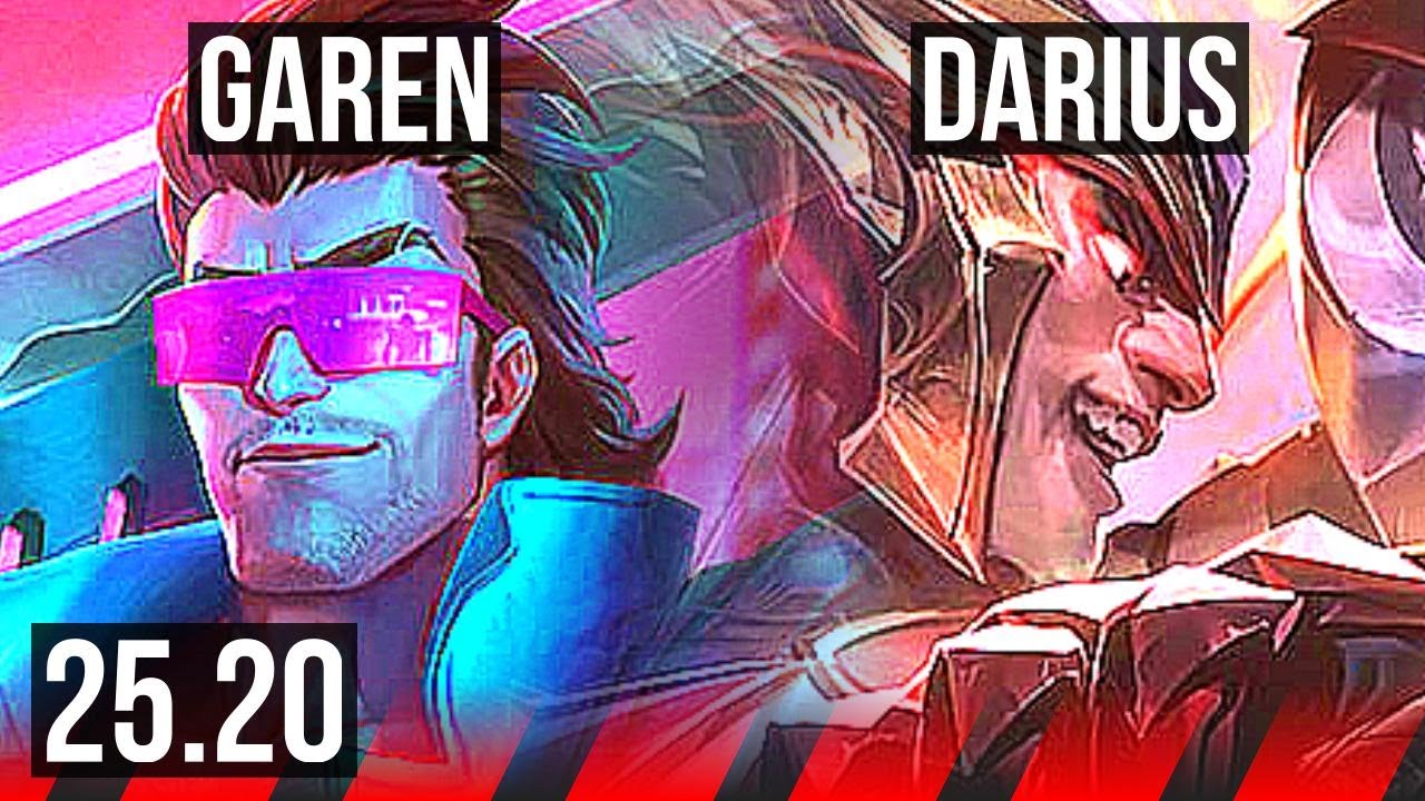 GAREN vs DARIUS (TOP) | 8/1/2, Dominating | EUW Master | 25.20