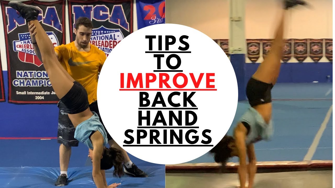 How To IMPROVE Back Handsprings & Take Your Tumbling To The TOP!