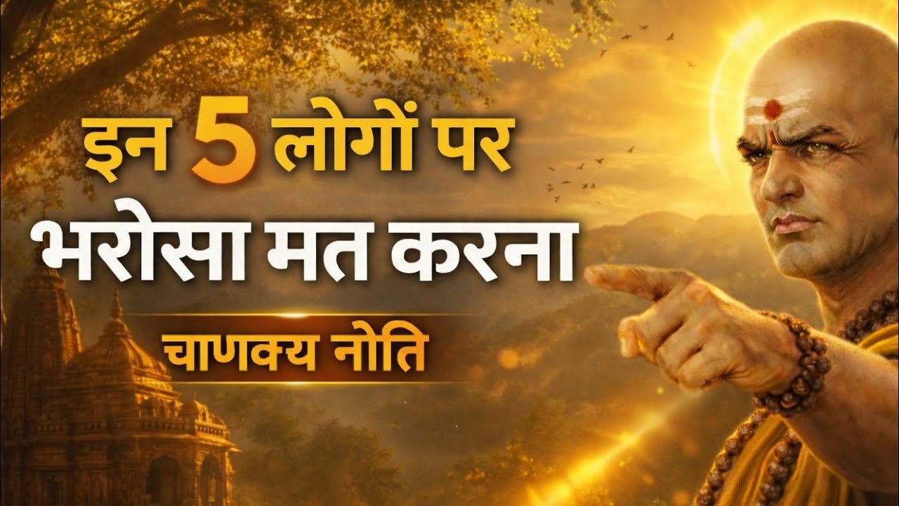 धोखा अचानक नहीं मिलता | इन 5 लोगों से सावधान रहें | Chanakya Niti 