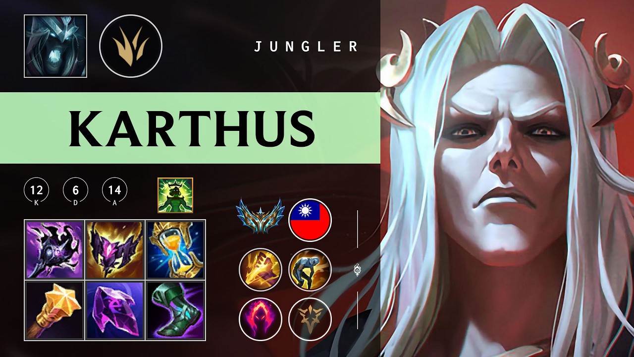 Karthus Jungle vs Lee Sin - TW Challenger Patch 26.03