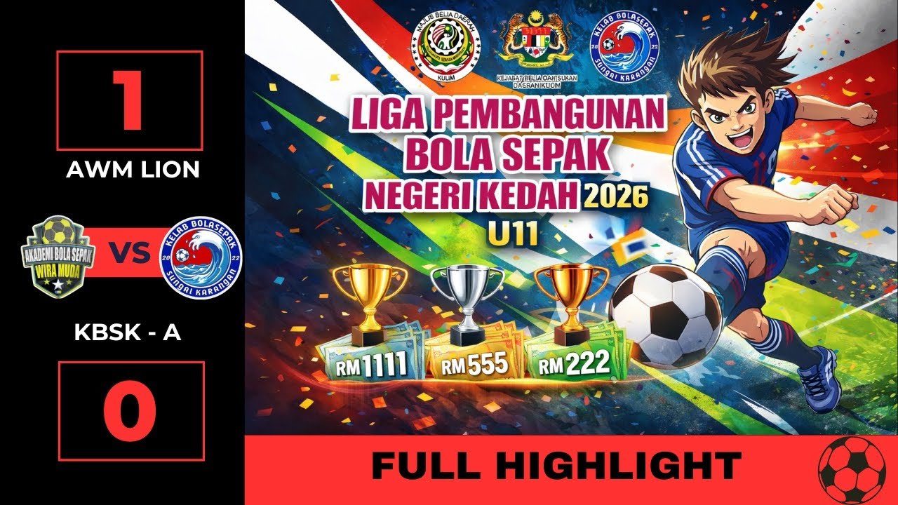 U11 LIGA PEMBANGUNAN BOLASEPAK NEGERI KEDAH - SG KARANGAN 2026