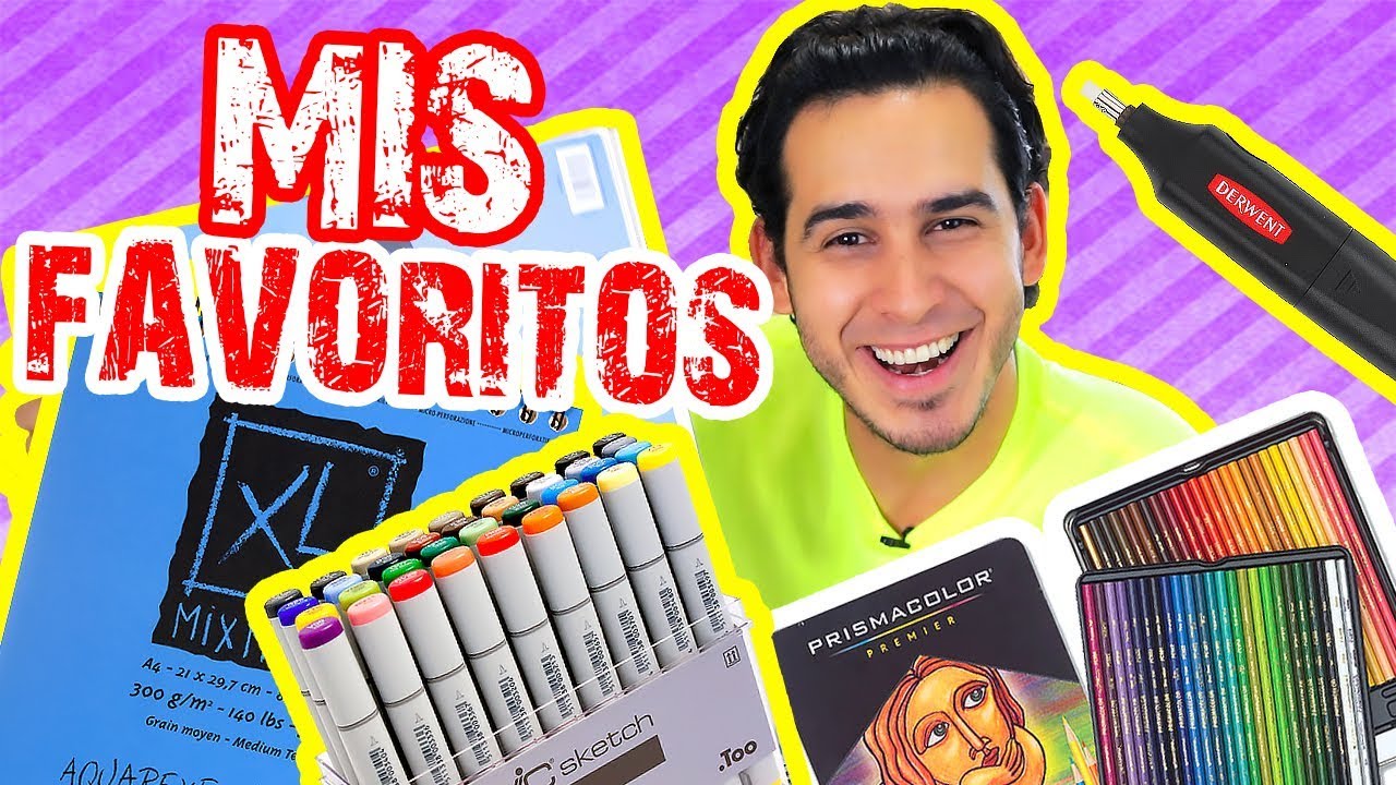 TOP 10 MIS MATERIALES FAVORITOS PARA DIBUJAR | HaroldArtist