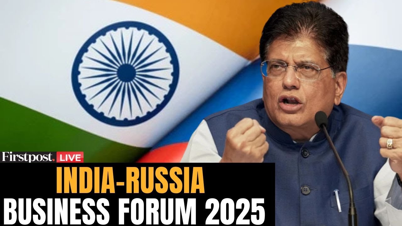 LIVE: Commerce Minister Piyush Goyal Addresses India-Russia Business Forum ahead of Modi-Putin Meet