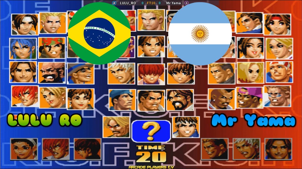 킹 오브 파이터즈98 ➤ LULU RO (Brazil) vs Mr Yama (Argentina) kof98