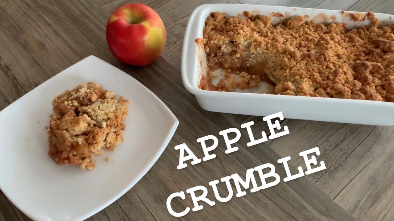 Apple crumble recipe | How to make apple crumble | Happy Home Food
