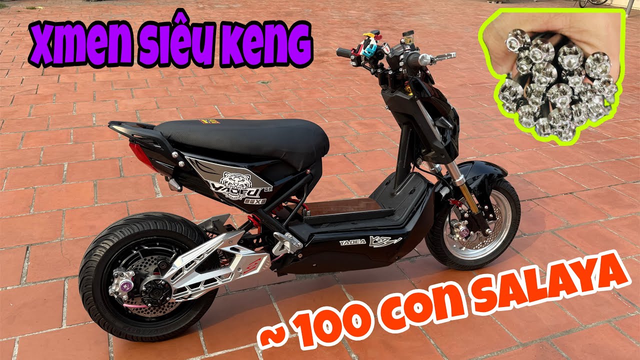 Xe Điện || Xmen dọn Siêu Leng Keng gần Full dàn ốc Salaya ~ 100 con
