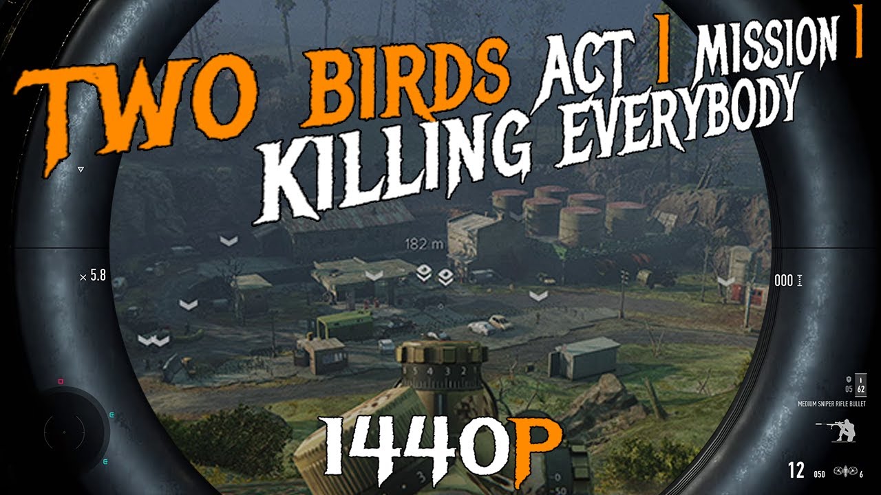 SGW3 - Two Birds - ACT 1 Mission 1 kill Igor Zaitsev and Arsen Kovac and everyone at the outpost,