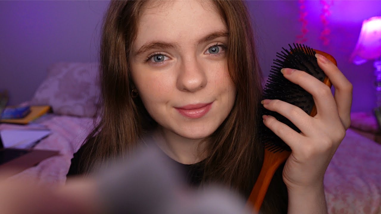 АСМР поможет вам быстро заснуть 😴✨Cozy Sounds, Hair Brushing, Covering Your Eyes & Brushing