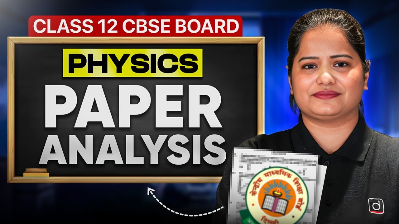 Class 12 Physics Paper Analysis | Board Exam Question Paper Review |  Amninder Ma’am