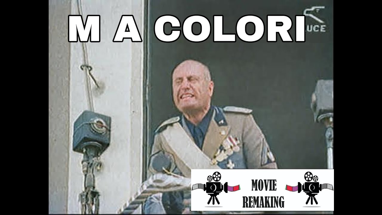 DISCORSO DI BENITO MUSSOLINI A LECCE IL 7 SETTEMBRE 1934 RESTAURATO A COLORI