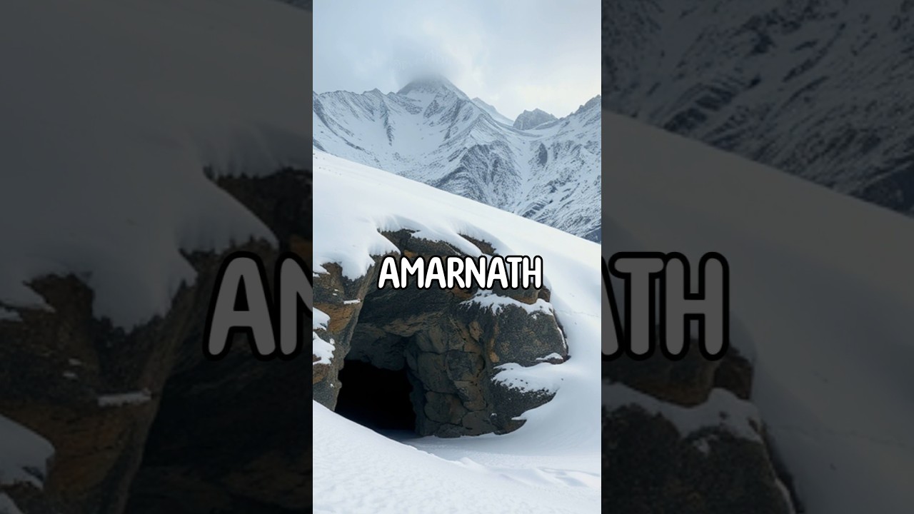 Amarnath Cave: The Mysterious Ice Shivling! ❄️🔱