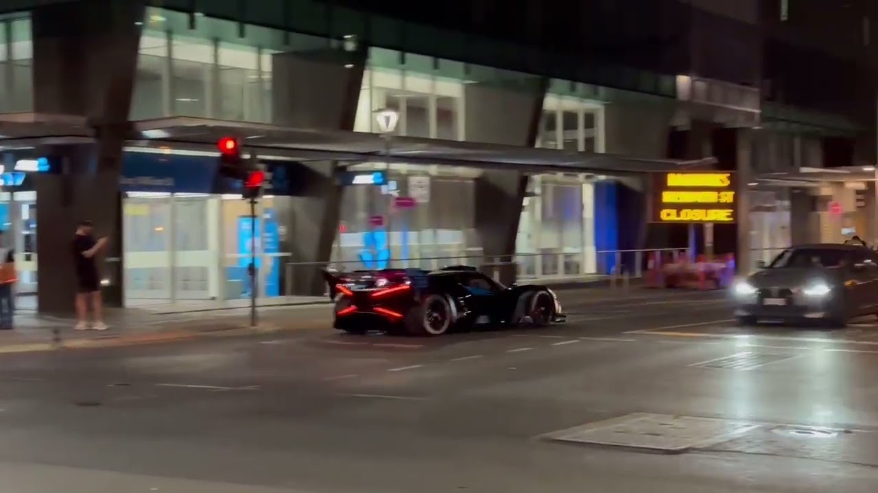 INSANE Bugatti Bolide and LOUD V10 Jaguar R2 F1 cause MAYHEM on Adelaide CITY STREETS