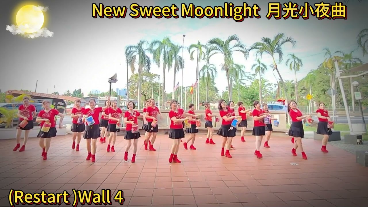 New Sweet Moonlight 月光小夜曲Line Dance-Choreo: Molly Yeoh (MY)September 2025