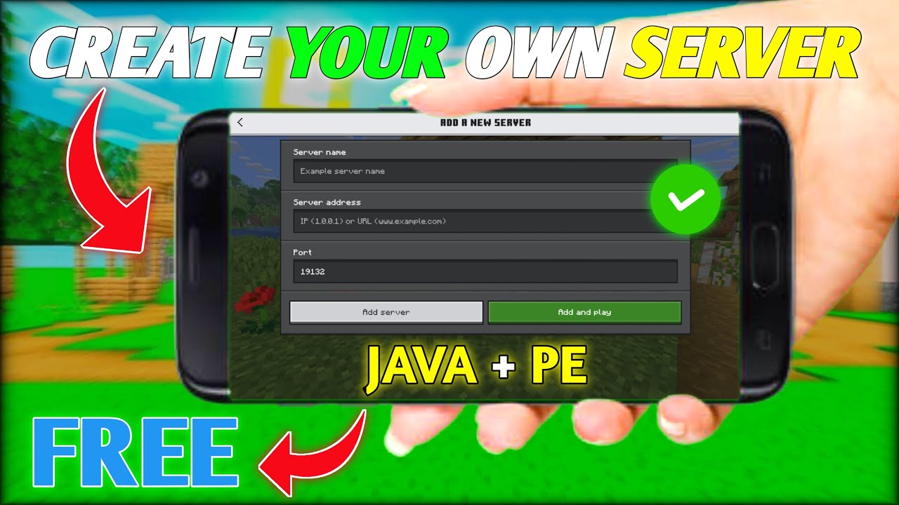 How to make Minecraft Server for Free! Java & Bedrock(Pocket) edition