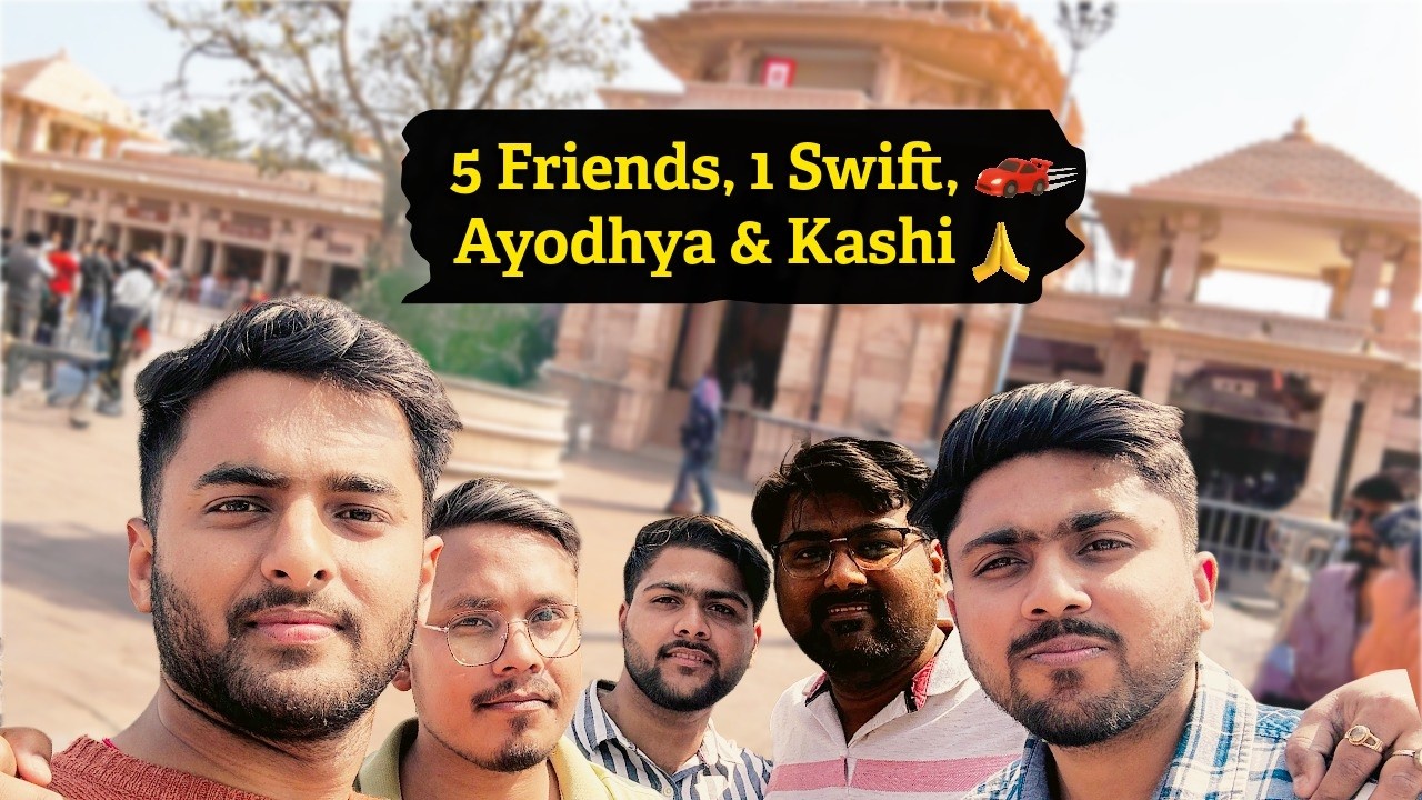 Meerut to Ayodhya & Varanasi Road Trip 🚗 | Ram Mandir Darshan & Kashi Vibes | Part 2