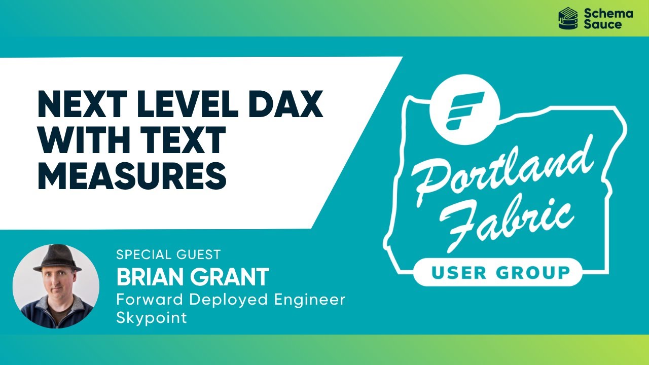 Next Level DAX with Text Measures with Brian Grant