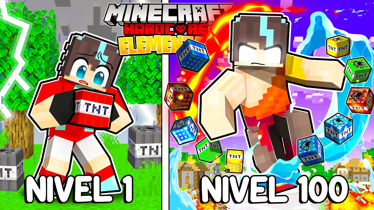 ¡Minecraft pero Hay TNTs ELEMENTALES de DIOS!💀😰 - Misaki Gamer