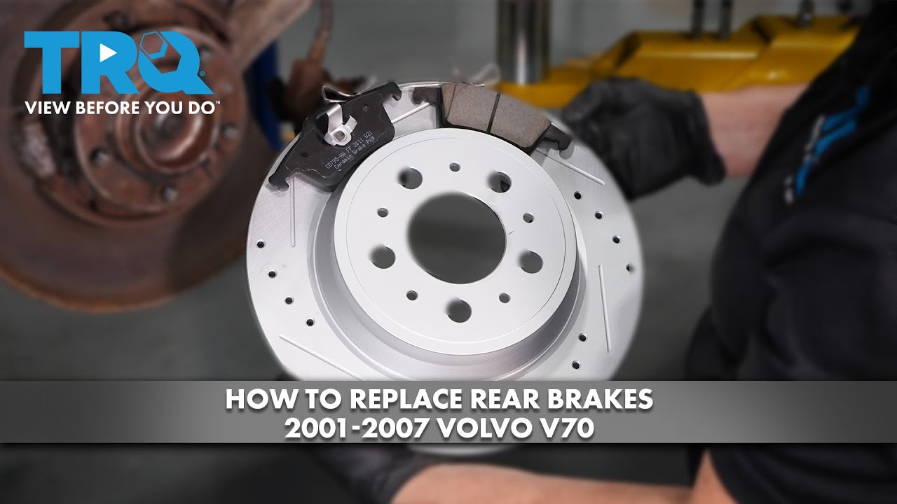 Как заменить задние тормоза на Volvo V70 2001-2007 годов