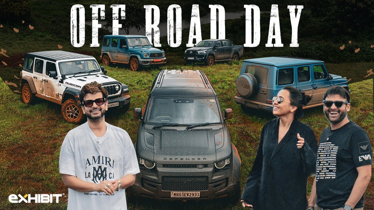 Creator's Off Road Day with Mercedes G-Wagon vs Wrangler vs Defender and the Rest