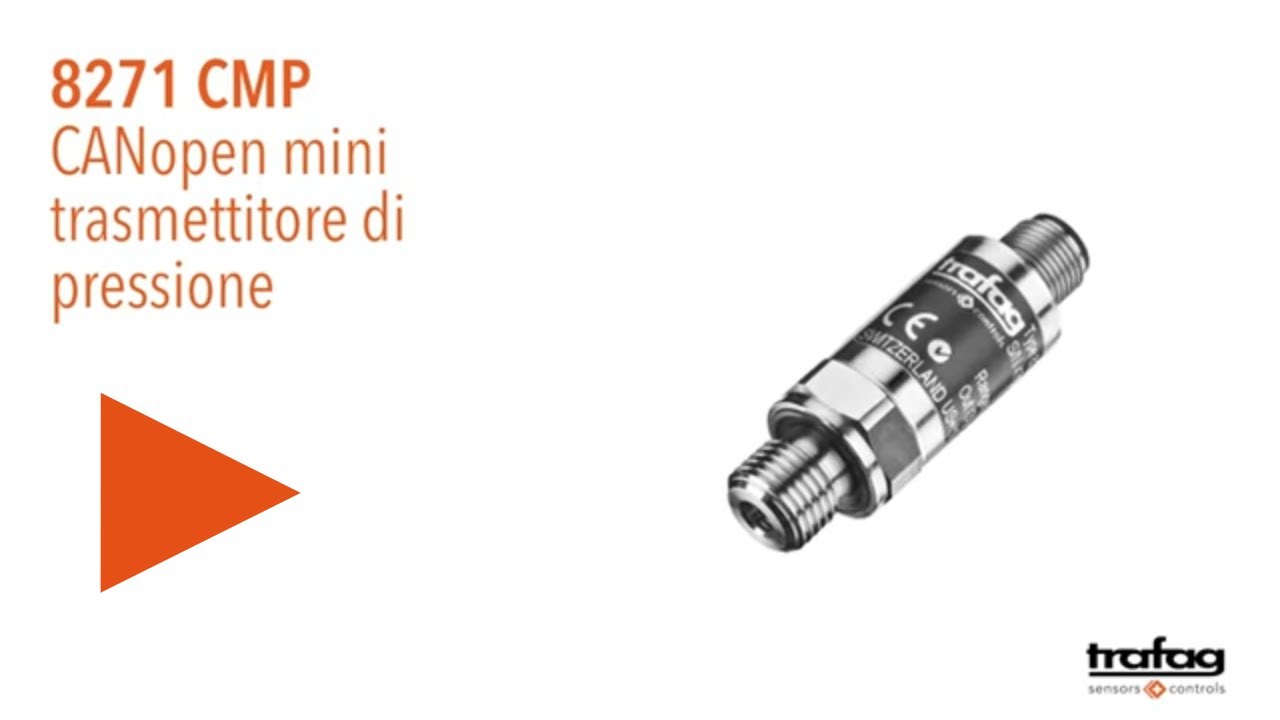 Trafag: CANopen Mini trasmettitore di pressione CMP 8271