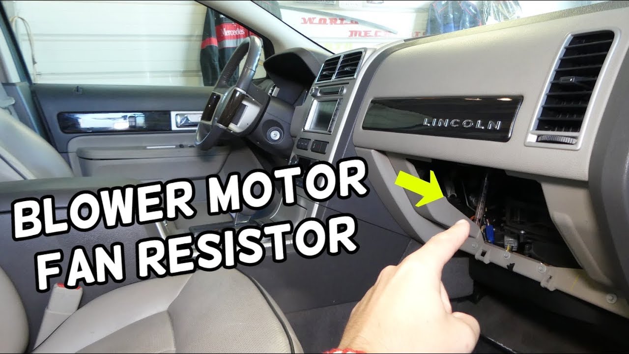 LINCOLN MKX BLOWER MOTOR FAN RESISTOR LOCATION REPLACEMENT. BLOWER MOTOR FAN NOT WORKING RIGHT