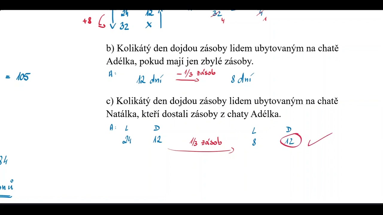 Procvičování trojčlenky