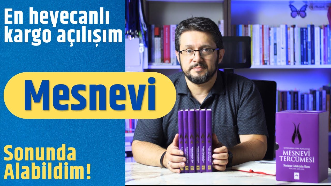 Sonunda Mevlana'nın Mesnevi'sini Alabildim || Kargoyu Açıp Üzerinde Konuştuk