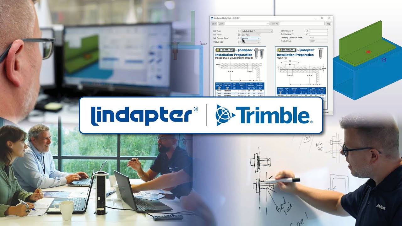 Enhancing Steel Connections: Lindapter's Partnership with Trimble Tekla