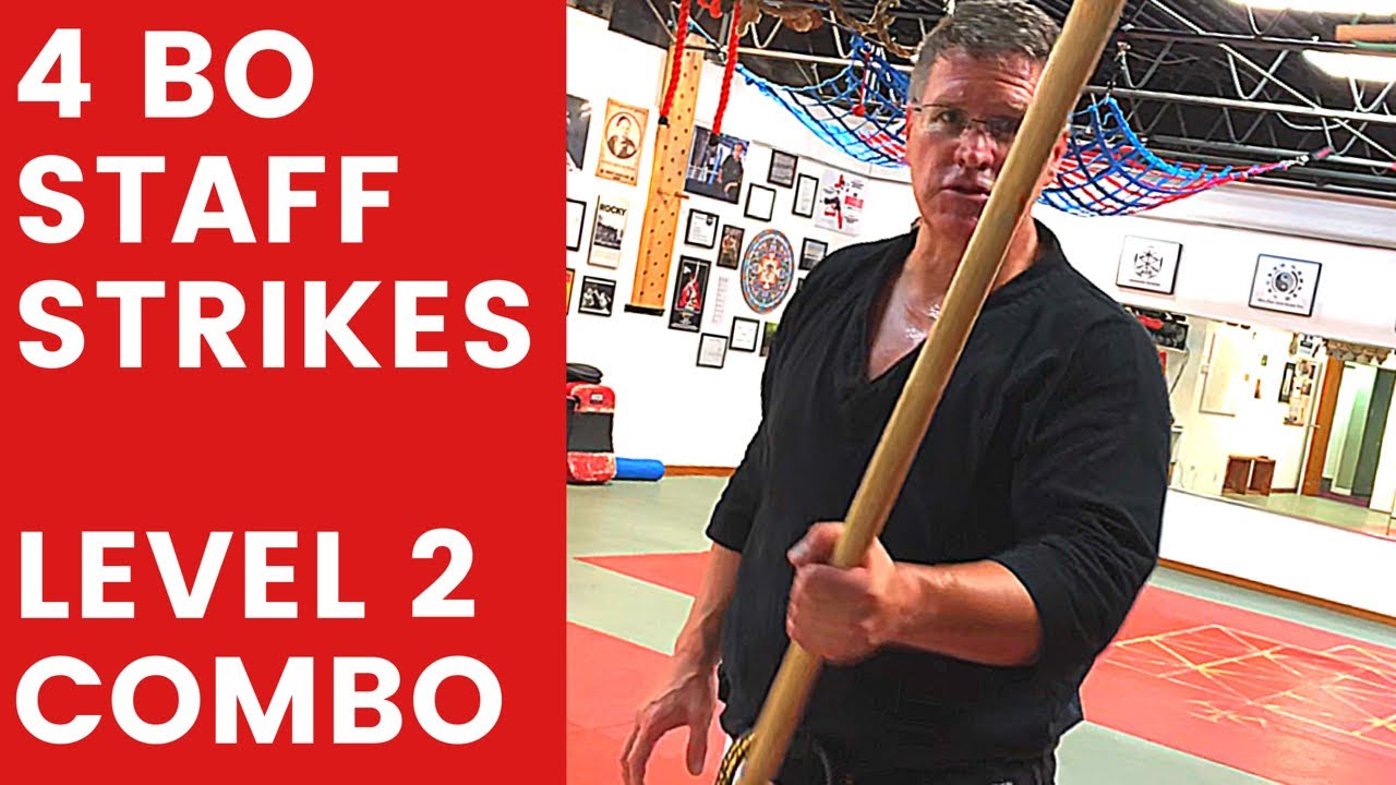 MARTIAL ARTS CLASS BO STAFF