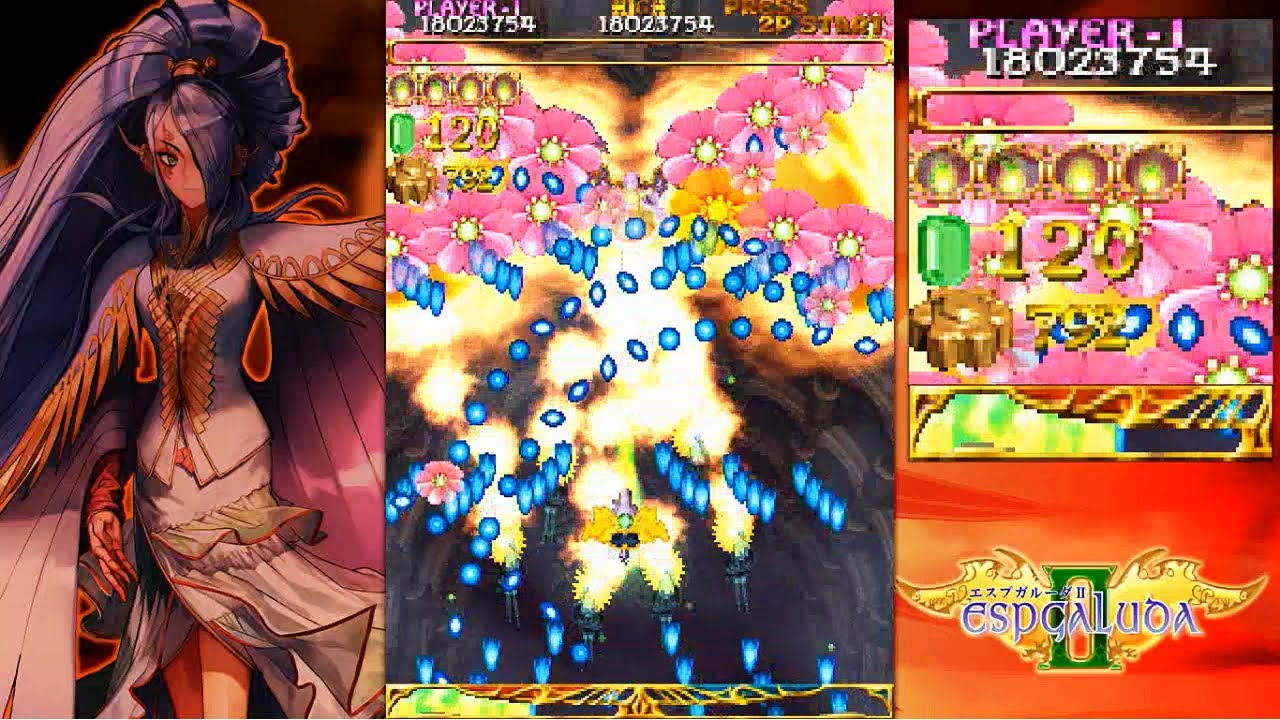 【エスプガルーダⅡ】覚聖オーバーレベルデフォルト走行(アサギ)【ESPGALUDAⅡ 1CC(keep over level default)】