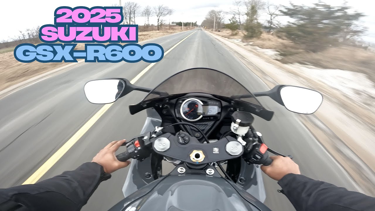 First Ride: 2025 Suzuki GSXR600 in Canada | Riding Experience!